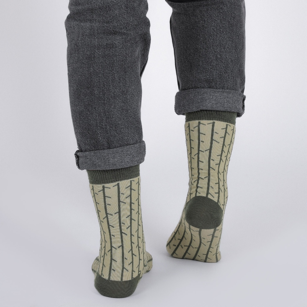 Chaussettes avec l'œuvre « Cactus Jack Head » de l'artiste Samsss